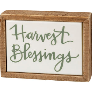 Mini Fall Box Signs