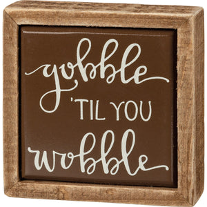 Mini Fall Box Signs