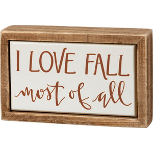 Mini Fall Box Signs