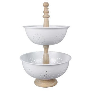 Tiered Enamel Basket Set