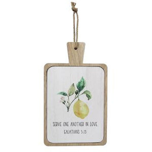 Serve - Lemon Sign