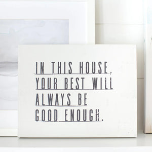 In This House Canvas Print