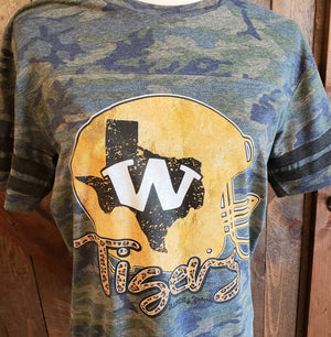 "W" Tigers Camo Tee