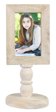 Wood Frame Pedestal