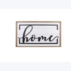 Home Framed Pallet Sign