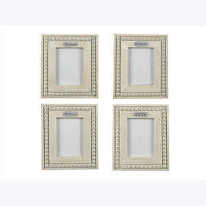 Wood Picture Frames-Blessed, Family, Love, Friends