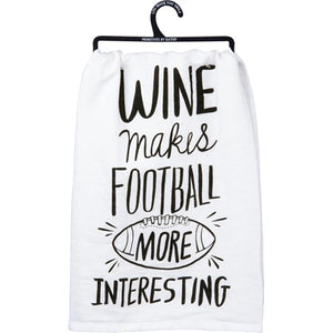 Wine Football - Dish Towel