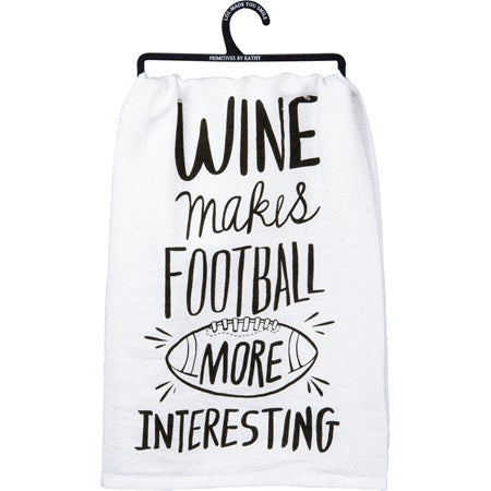 Wine Football - Dish Towel