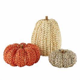 Corn Husk Pumpkins