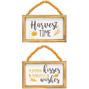 Harvest Time Beaded Hangers