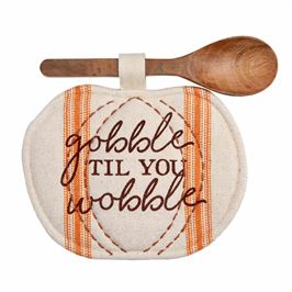 Pumpkin Pot Holder Set