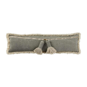 Dhurrie Tassel Long Pillow