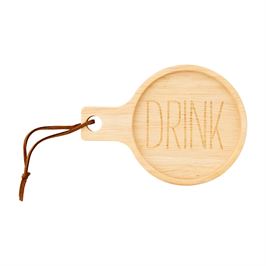 Wood Paddle Coaster Set