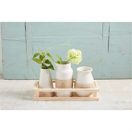 Bud Vase Crate Set