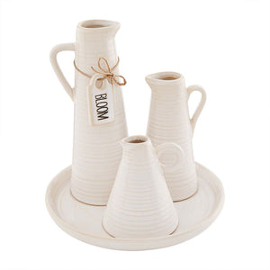 Pitcher Bud Vase Tray