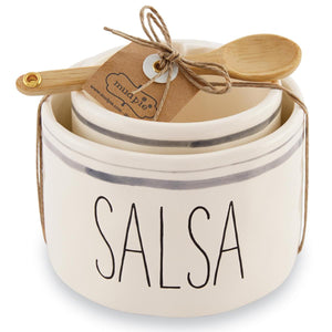 SALSA AND GUAC NESTED BOWL SET