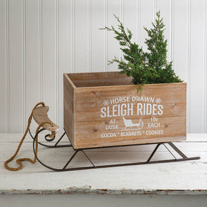 Horse Drawn Wooden Sleigh
