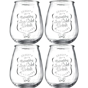 Retroware Stemless Glass