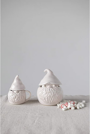 Stoneware Gnome Covered Mug