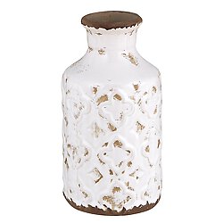 Cream Cylinder Vase