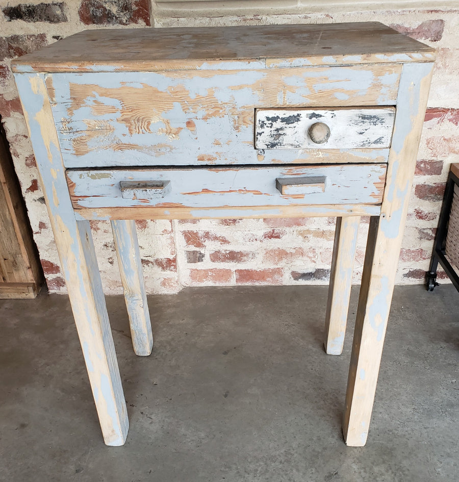 Antique Small Work Table with Drawers