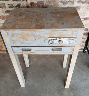 Antique Small Work Table with Drawers