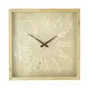 Wall Clock - Wooden - Square