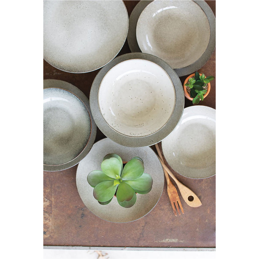 Oatmeal Ceramic Dinner Bowl