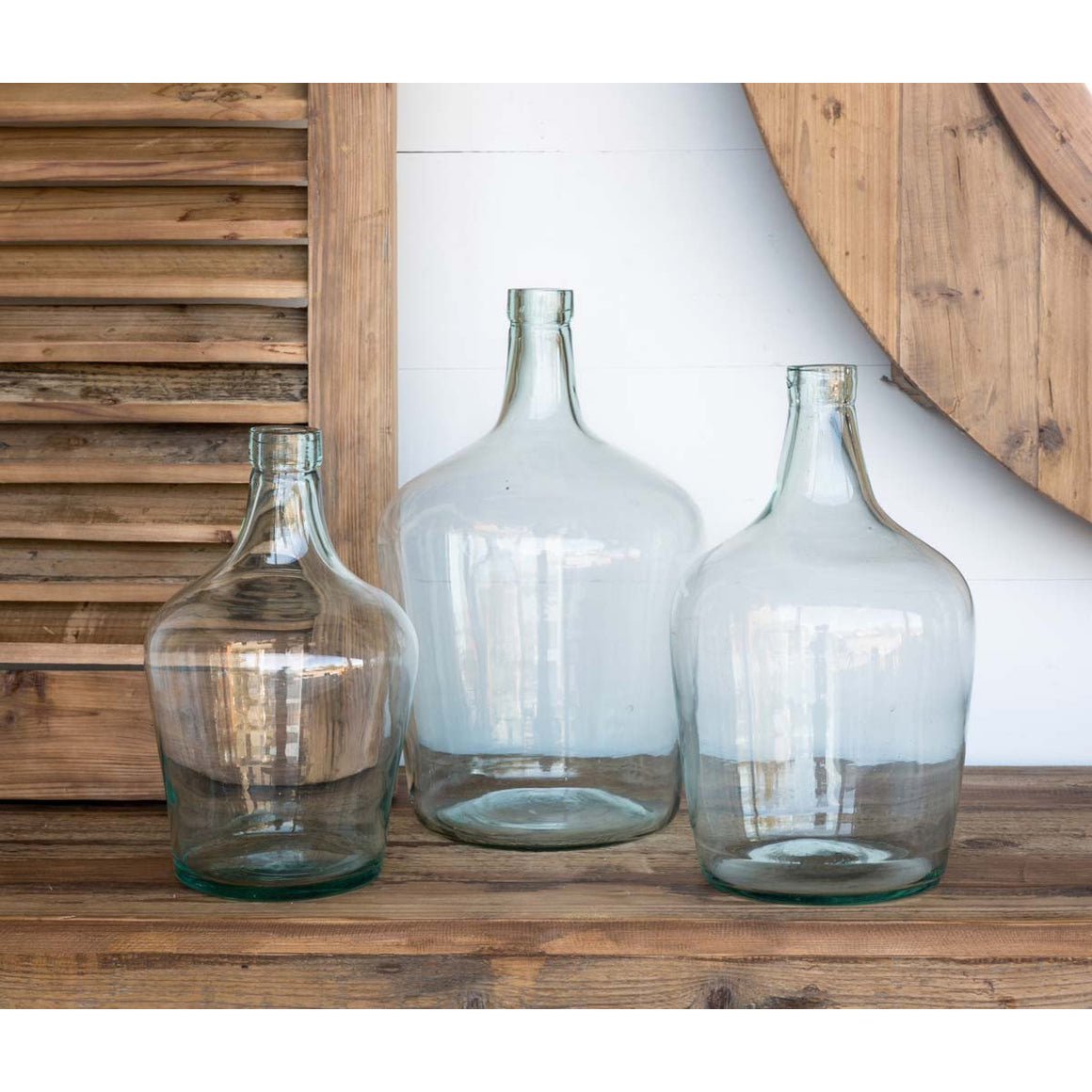 Recycled Glass Cellar Bottle