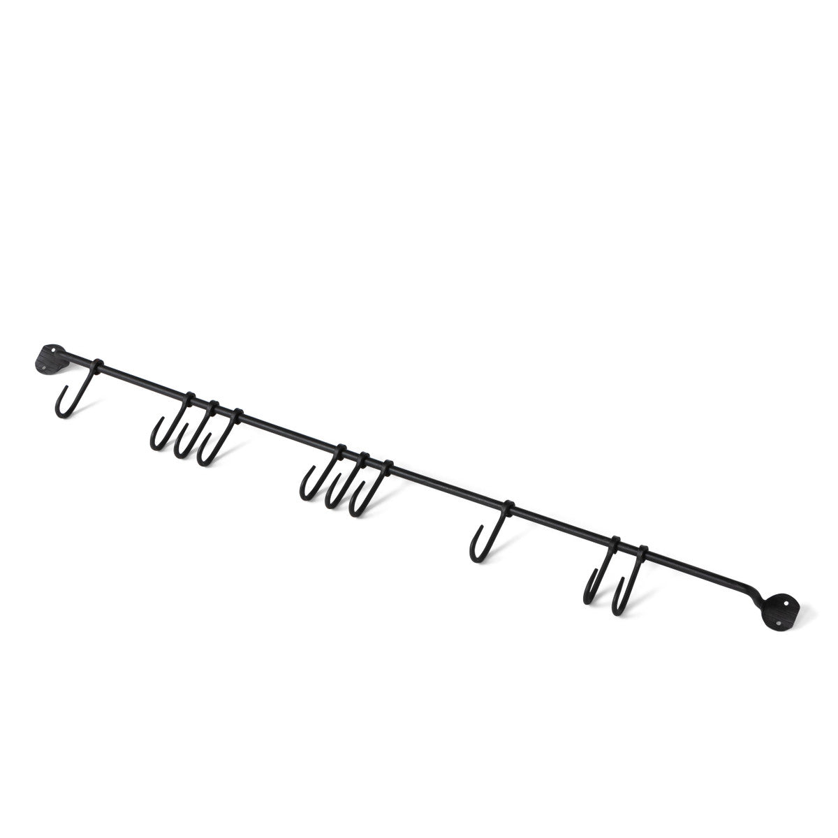 Forged Iron Rack, 10 Hooks