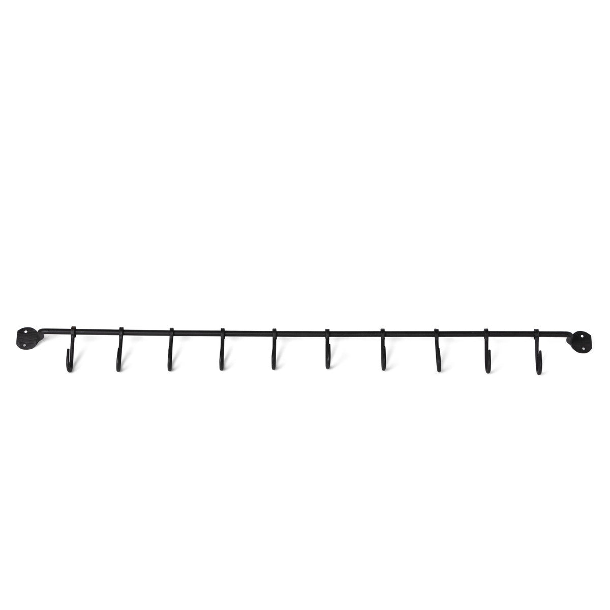 Forged Iron Rack, 10 Hooks