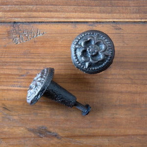Embossed Cast Iron Knob