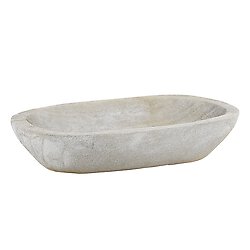 Paulownia Wood Dough Bowl - Small - Grey