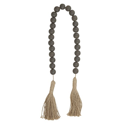 Dark Grey Wood Garland