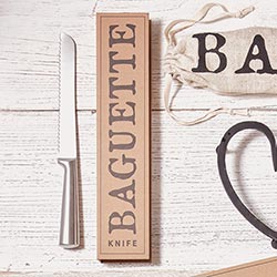 Baguette Knife - Cradboard Book Set
