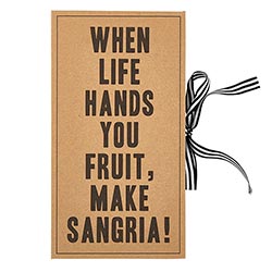 Sangria Kit - Cardboard Book Set