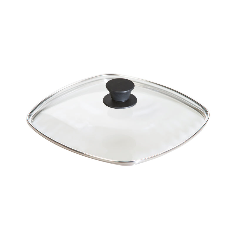 10.5 Inch Square Glass Lid