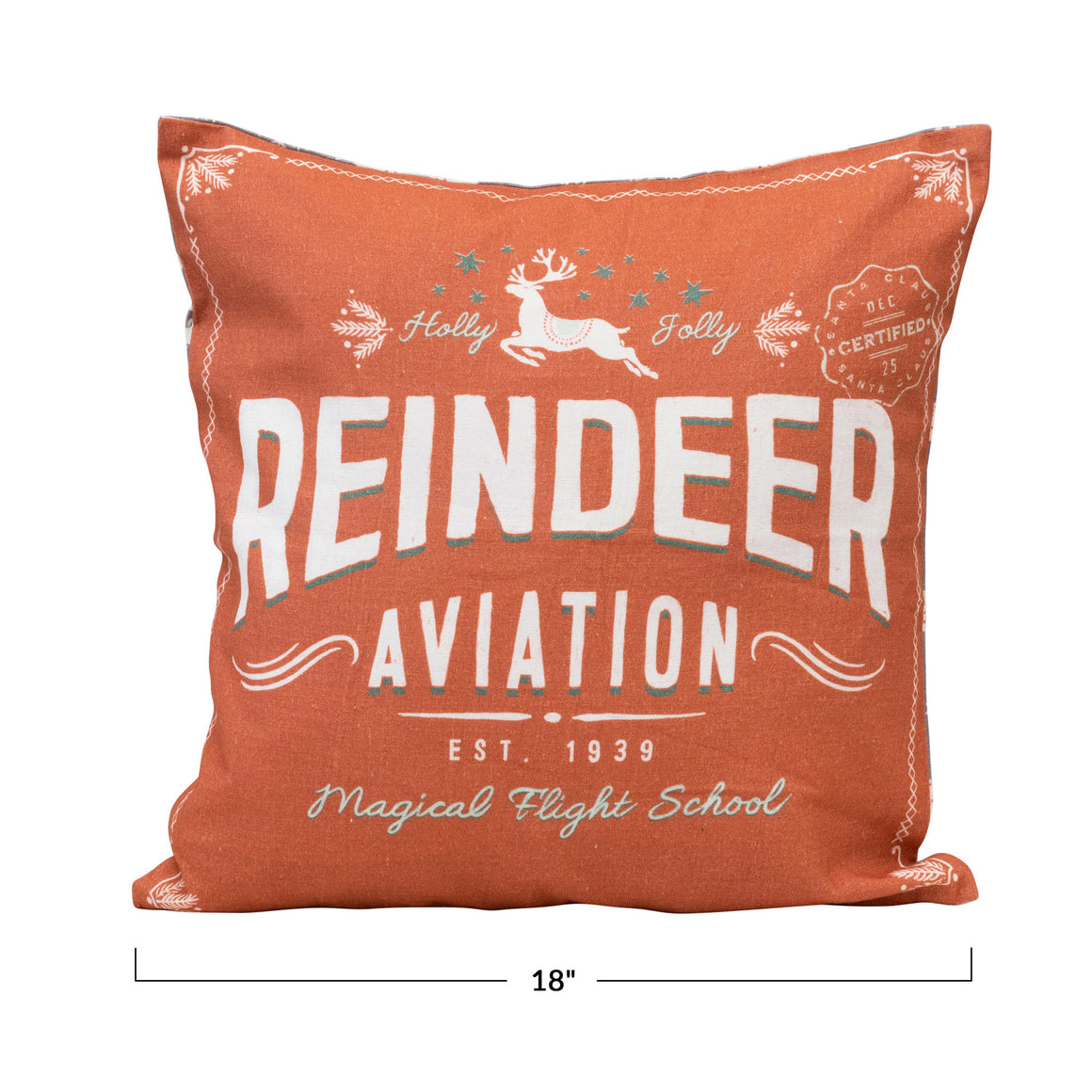 Magical Flight School Cotton Pillow