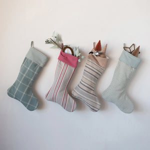 Woven Patterned Cotton Stocking