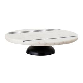 Marble Pedestal With Black Accents