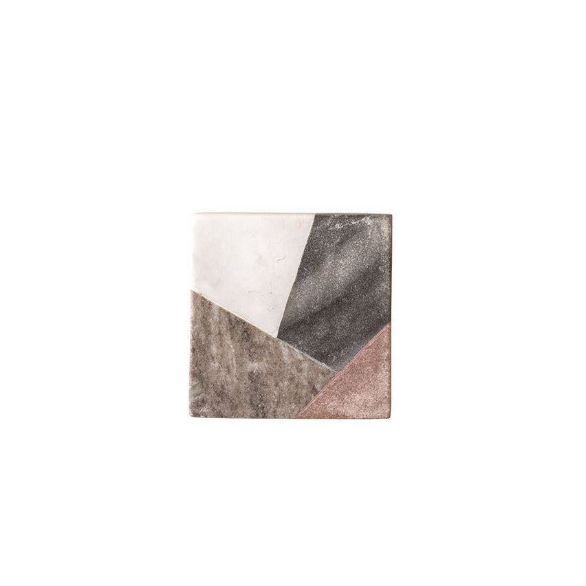 Marble Geometric Coasters