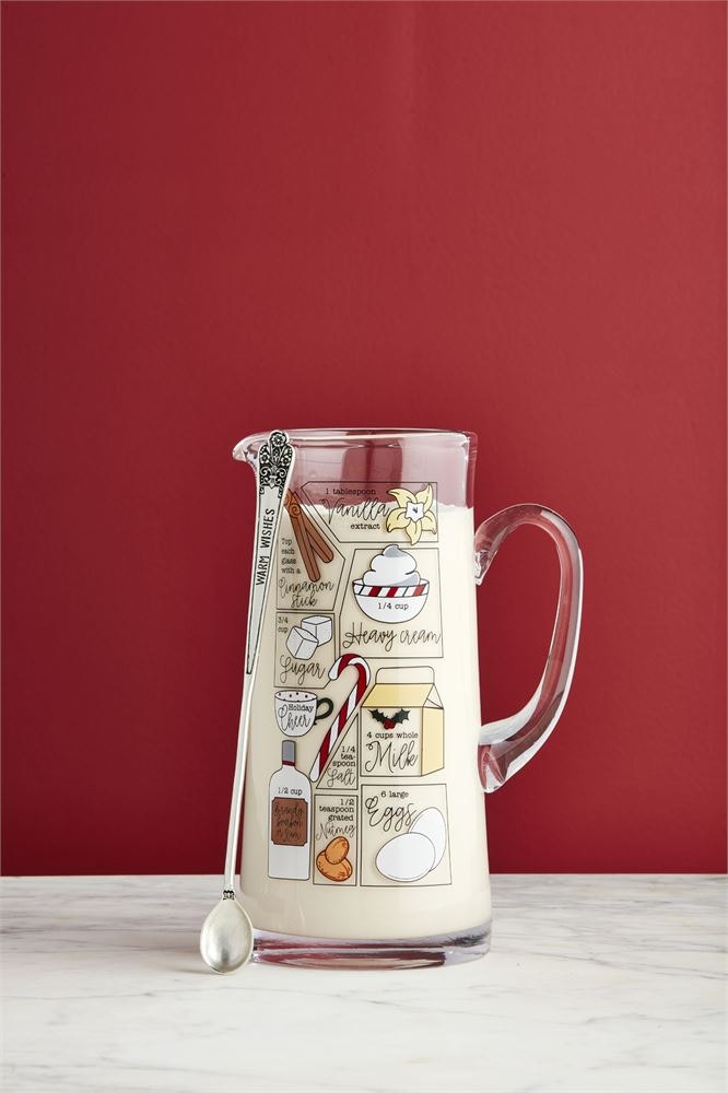 Eggnog Pitcher Set - Small Town Home & Decor
