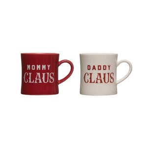 Mommy & Daddy Claus Mugs