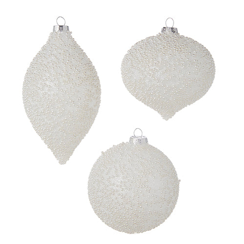 4" PEARL ORNAMENT