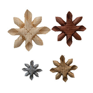 Hand-Woven Seagrass Snowflake