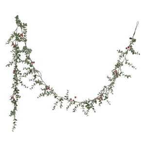 Faux Pine and Boxwood Garland
