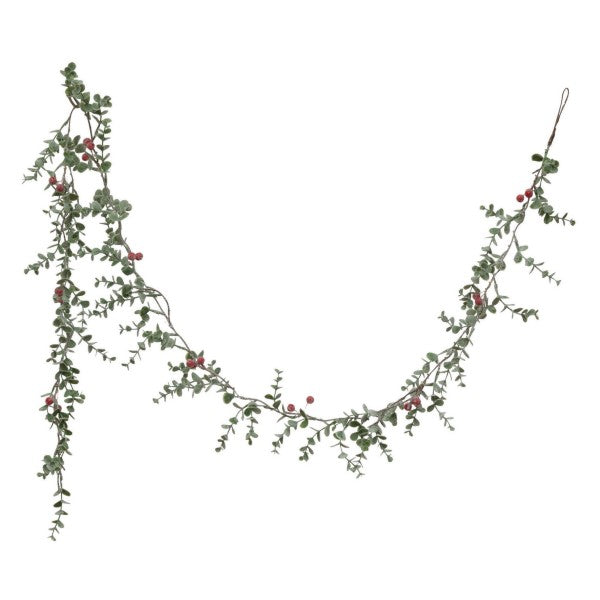 Faux Pine and Boxwood Garland