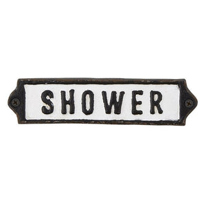 Shower Iron Sign