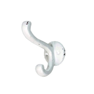 5" MATTE METAL HOOK WHITE