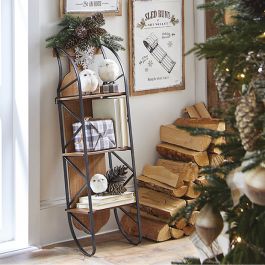 Sleigh Wall Shelf